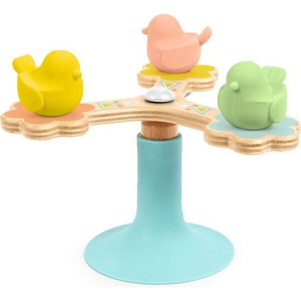 Djeco BabySpini Wooden Rotating Activity Kids/Children 11cm Play Toy 12m+