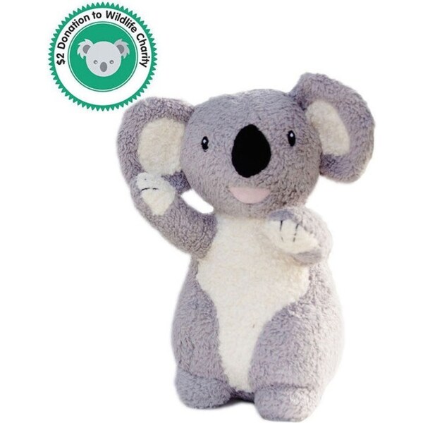 Tikiri Organic Koala Plush 98100 Baby/Newborn/Infant Soft Toy 18x24cm Grey 0m+