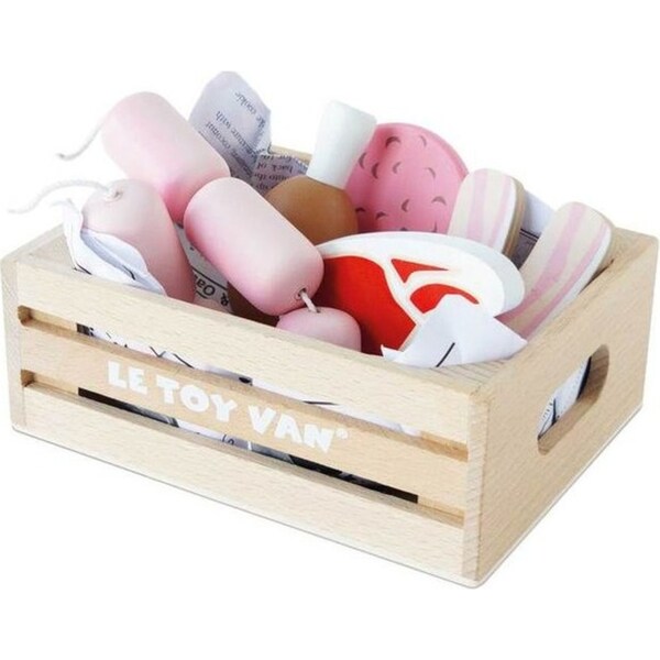 Le Toy Van Honeybake Market Meat in Crate Kids/Children Play Wooden Toy 2y+