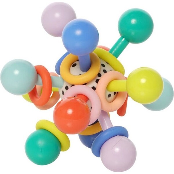 Manhattan Atom Colorpop Rattle Teether Baby/Infant Sensory Play Toy 0m+