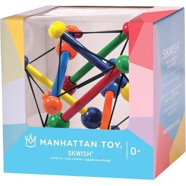 Manhattan Wooden Classic Skwish Boxed 15.2cm Baby/Toddler Activity Toy Boxed 0m+