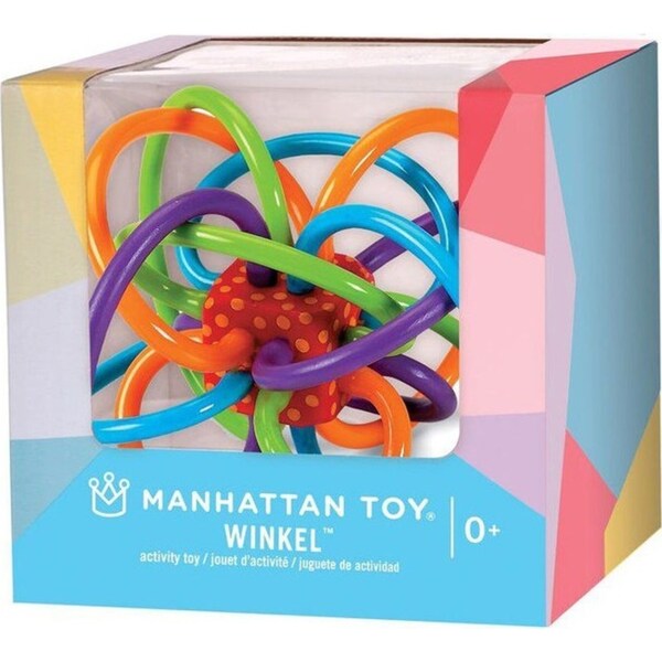 Manhattan Classic Winkel Rattle 12.7cm Baby/Toddler Activity Toy Boxed 0m+