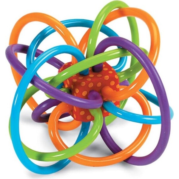 Manhattan Classic Winkel Rattle 12.7cm Baby/Toddler Activity Toy Unboxed 0m+