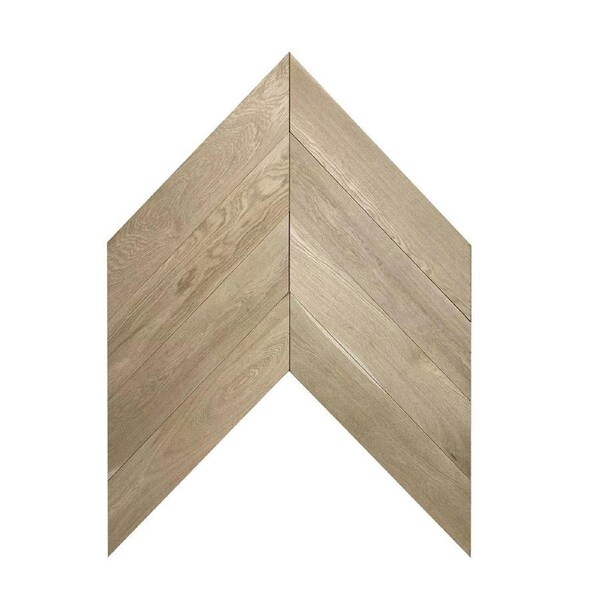 Timbo Solid Oak Chevron Parquet Timber Flooring Premium Quality Floorboards - BOX