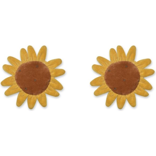 2x Tikiri Sun Flower Scrunchie Baby/Infant 77846 Teether/Rattle Play Toy 0m+