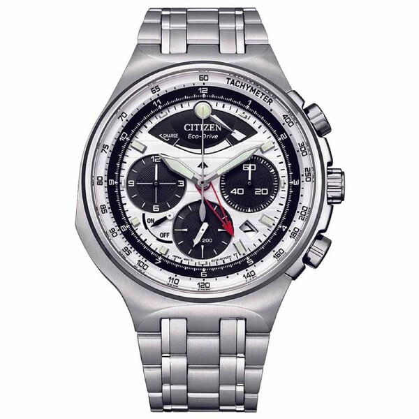 Citizen Eco-Drive Caliber 2100 Silver-Tone Dial Men's Watch (AV0090-50A)