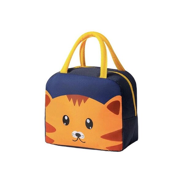 Portable Lunch Bag Insulated Thermal Cooler Box Carry Tote Travel Bag - Tiger