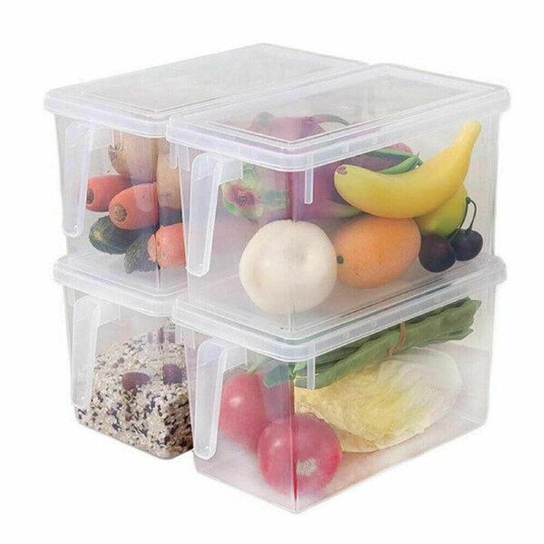 Wasel Refrigerator Storage Box Food Container Kitchen Fridge Organiser Freezerau