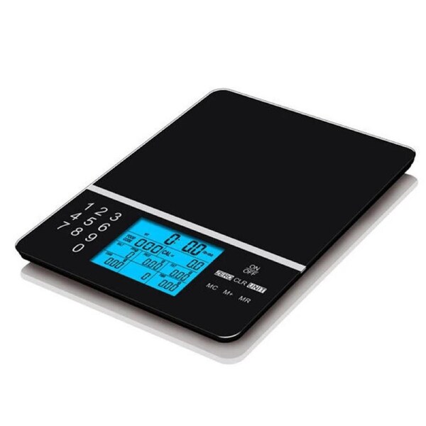 Portable Household Electronic Scale High Precision Kitchen Scale Food Scale Electronic Gram Scale Food Nutrition Measurement Electronic Scale 5kg/1g High Precision