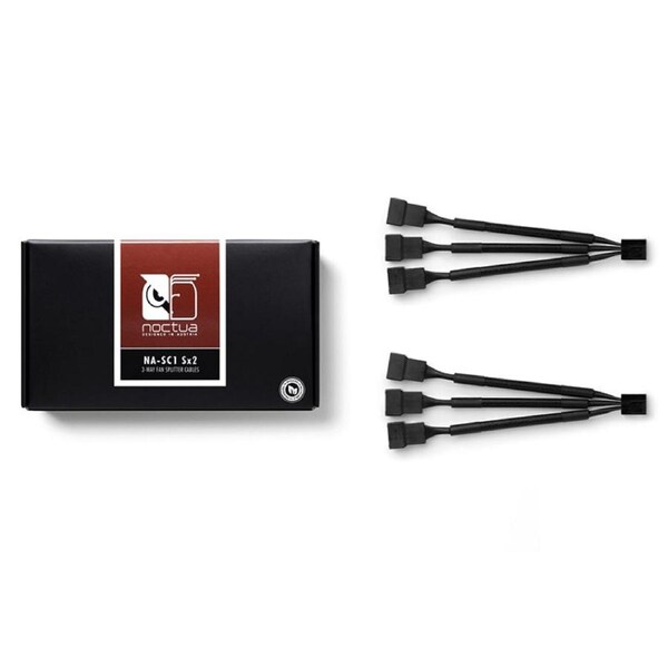 Noctua NA-SC1 Sx2 Black 3-way Fan Splitter Cable (NA-SC1 SX2)