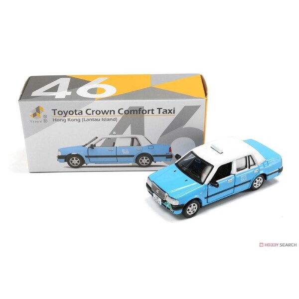 Tiny City Die-cast Model Car - Toyota Crown Comfort Taxi Hong Kong (Lantau Island) #46
