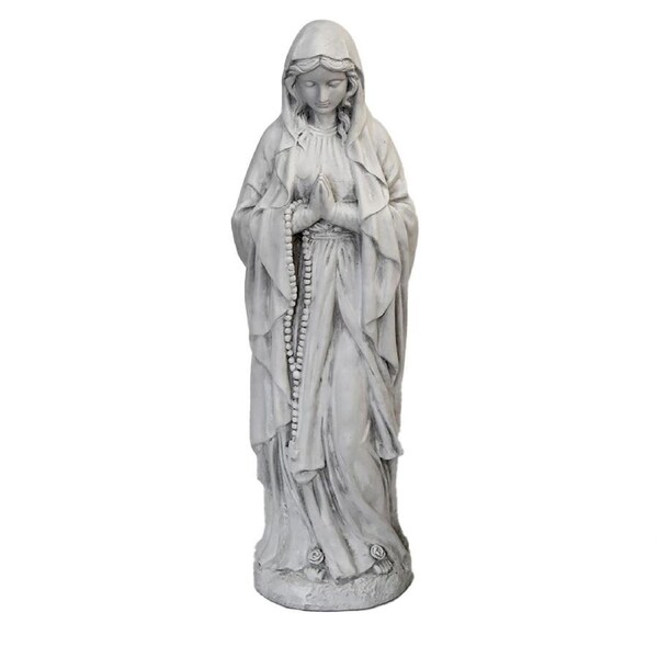 Lauft Virgin Mary Statue 70cm Outdoor Catholic Blessed Mother Garden Sculpture