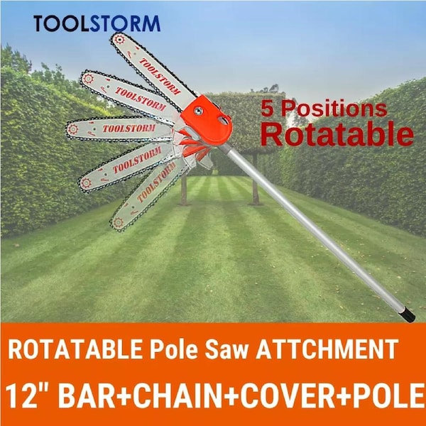 ROTATABLE Pole Saw Attachment Suit Milwaukee M18 FUEL Powerhead M18FOPH-0 Trimmer