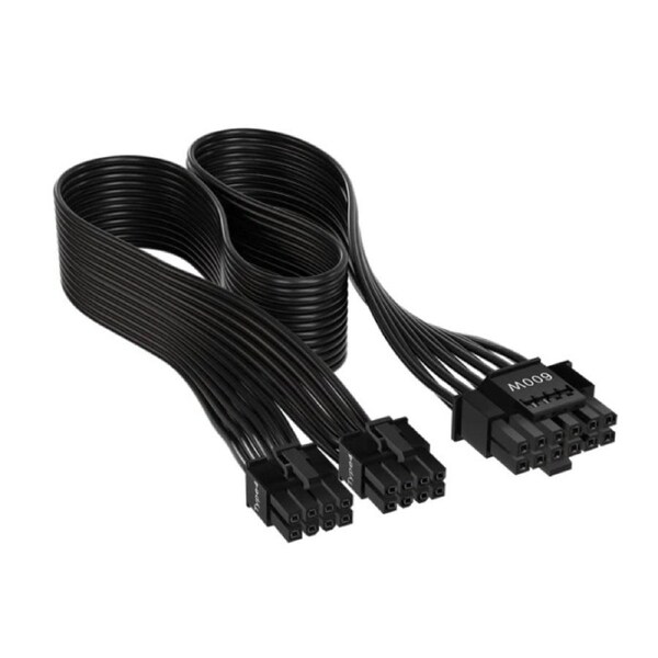 ASUS 600W PCIE 5.0 12VHPWR Type-4 Psu Power Cable ( 8PIN*2-TO-16PIN Cable) (90YE00L5-B0XB00) FREE With ROG-STRIX-850G 8PIN*2-TO-16PIN CABLE