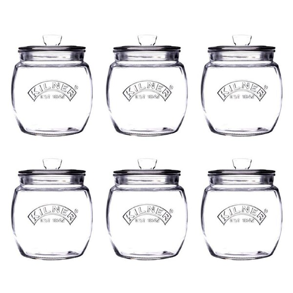 Kilner Universal Storage Jar 850ml Set of 6
