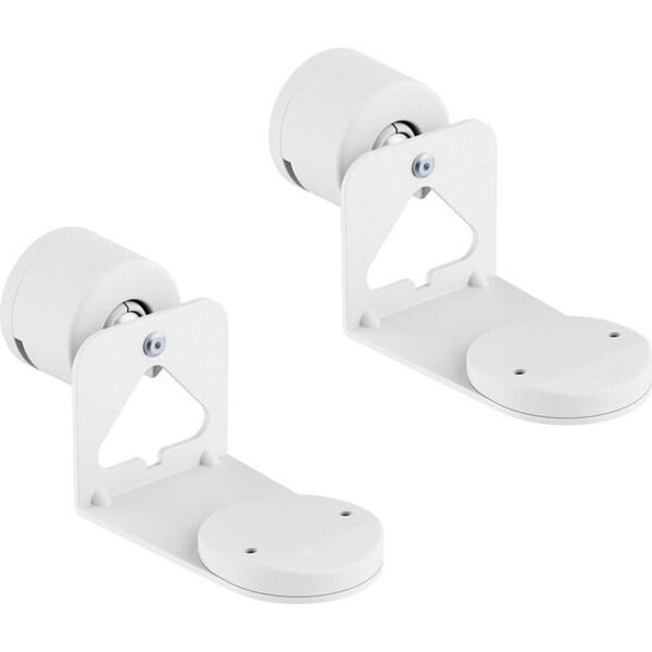 2pc Verdante Adjustable Speaker Wall Mount for SONOS Era 100 & 300 White
