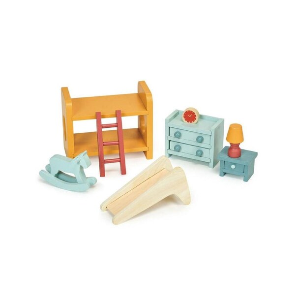 Mentari 1:12 Wooden Playroom Doll House Furniture Set Kids/Children Toy 3y+