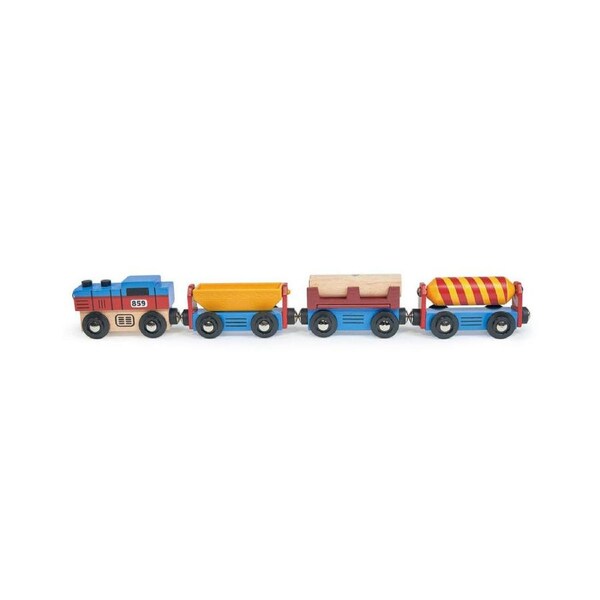 Mentari Wooden The Cargo Train 18m+ Kids/Children Fun Pretend Play Toy 36cm