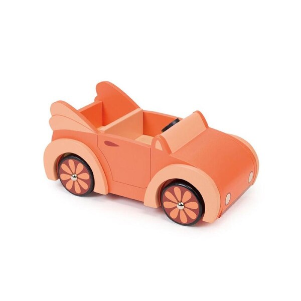 Mentari Wooden Doll's House Car 20cm Vehicle Kids Pretend Play Fun Toy 3y+