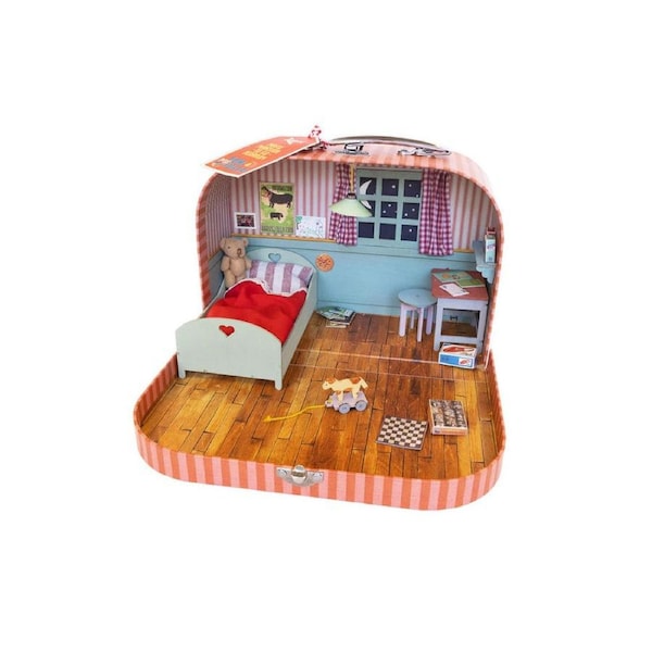 Sam & Julia Mouse Mansion To Go Bedroom Kids/Children DIY Fun Play Toy 4y+
