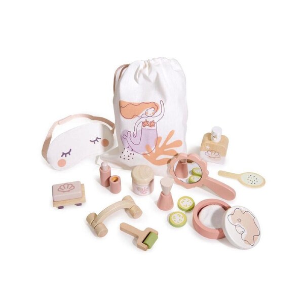 Tender Leaf Toys Spa Retreat Wooden Toy Pretend Play Salon Set Kids 3y+