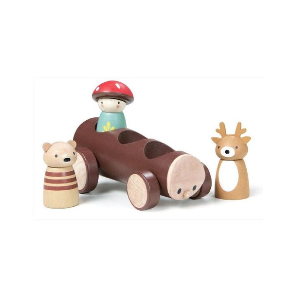 Tender Leaf Toys Timber Taxi Fungi/Robbie/Woody Kids/Children Wooden Toy 18m+