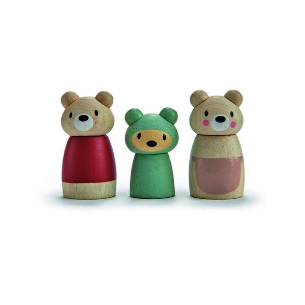 3pc Tender Leaf Toys Bear Tales Family Kids/Children/Toddler Wooden Toy 12m+