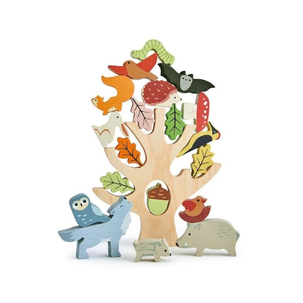 Tender Leaf Toys Stacking Forest Updated Style 2024 Kids Wooden Toy 18m+