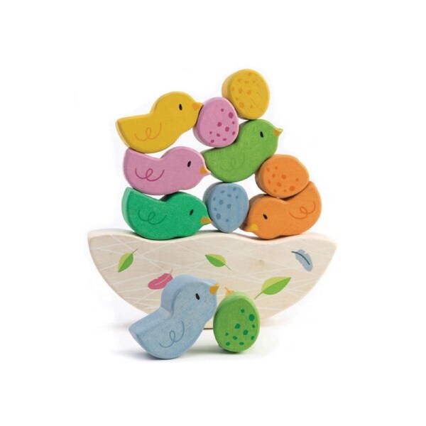 12pc Tender Leaf Toys Rocking Baby Birds Kids/Children Play Wooden Toy 18m+