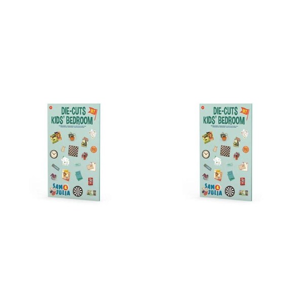 2x Sam & Julia DieCuts DIY Kids Bedroom Home Miniature Decor Accessories 6y+