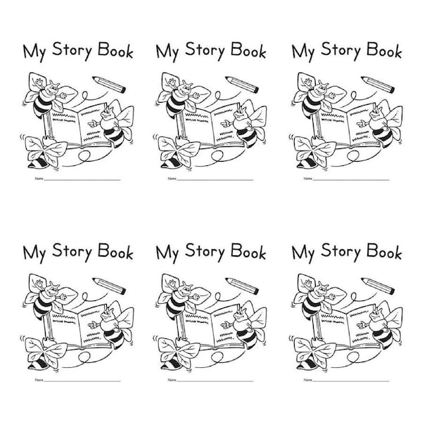 6x Teacher Created Resources My Own Story/Colouring Book Kids/Children 6y+