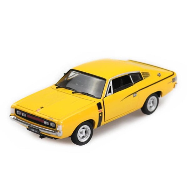DDA 1:32 Scale Valiant E49 R/T Charger Yellow Model Car