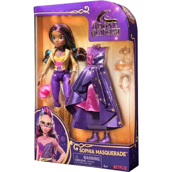 Unicorn Academy Deluxe Sophia Masquerade Fashion Doll