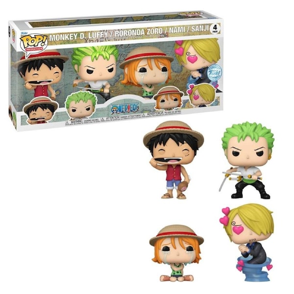 One Piece Refresh 4 Pack Funko POP! Vinyl