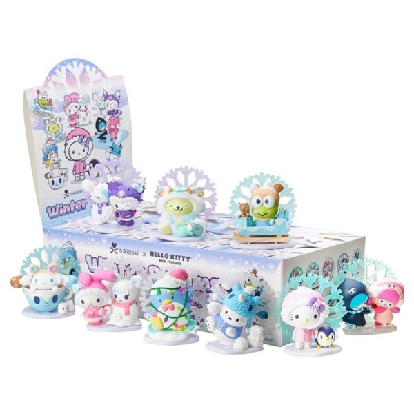 Tokidoki X Hello Kitty and Friends Winter Dreams Blind Box Full Case Set of 8