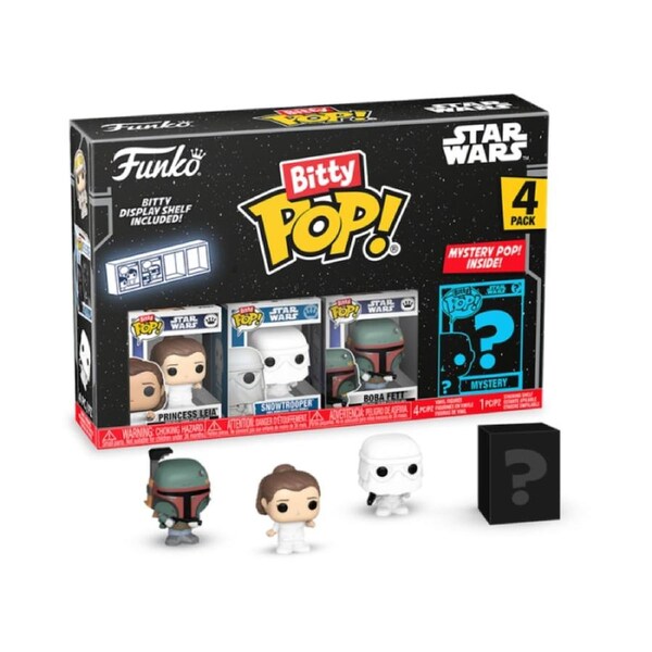 Star Wars: The Empire Strikes Back Princess Leia Bitty 4 Pack Funko POP! Vinyl