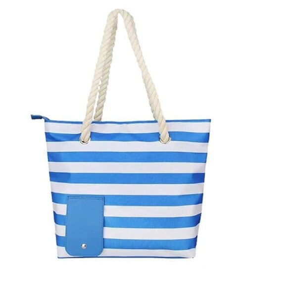 Wine Bag Picnic Tote Striped Outdoor Beach Camping Storage Bag Portable Travel