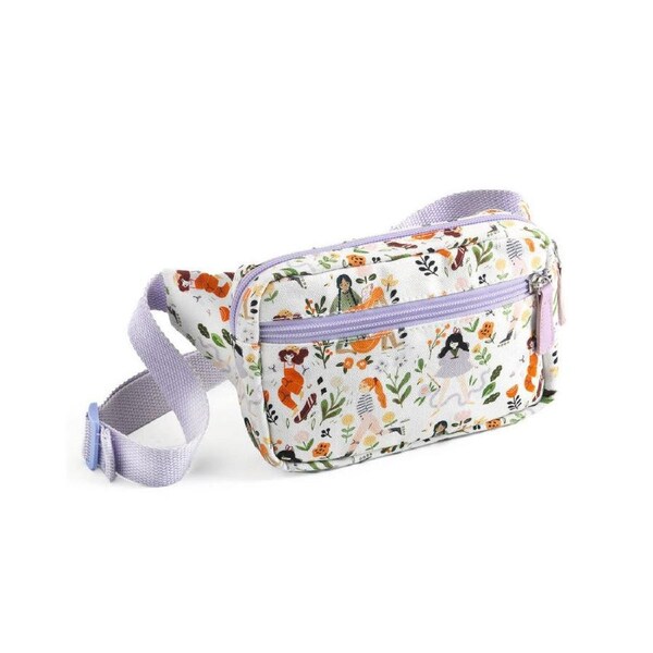 Djeco 18x13cm Young Girls Crossbody Belt Bag Kids/Children Bumbag Rect 6y+