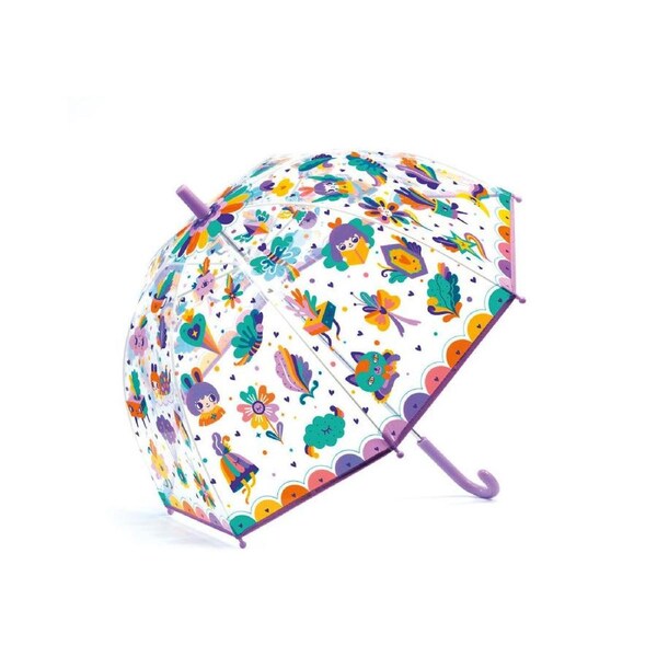 Djeco Pop Rainbow Child Manual Dome Umbrella Outdoor Protect PVC 67.5cm 3y+