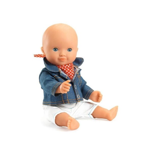 Djeco Blue Denim Jacket Outfit Top Kids/Children Fun Pretend Play Toy 18m+