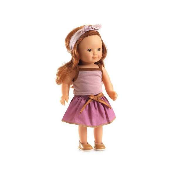 Djeco Lovely Sophie Red Hair Doll 32cm Kids/Children Pretend Play Toy 3y+