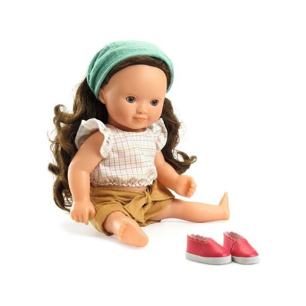 Djeco Lovely Josephine Brunette Hair Doll 32cm Kids/Children Play Toy 3y+