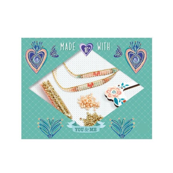 Djeco You & Me Miyuki & Hearts Beads Set Kids/Children Jewellery DIY Kit 10y+