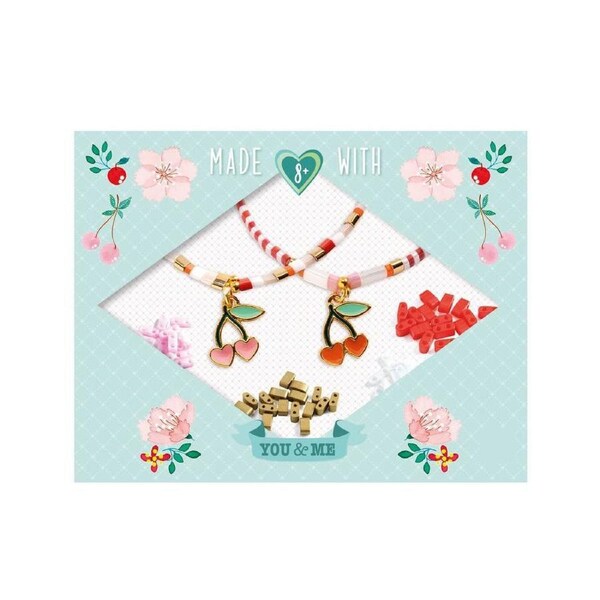 Djeco You & Me Tila & Cherries Beads Set Kids/Children Jewellery DIY Kit 8y+