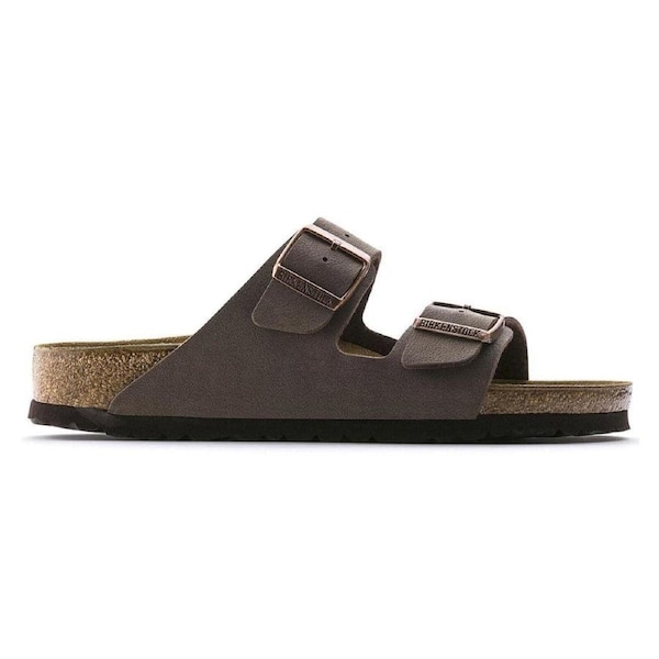 Birkenstock Arizona Birko-Flor Nubuck Sandals - Narrow - Mocca EU 39
