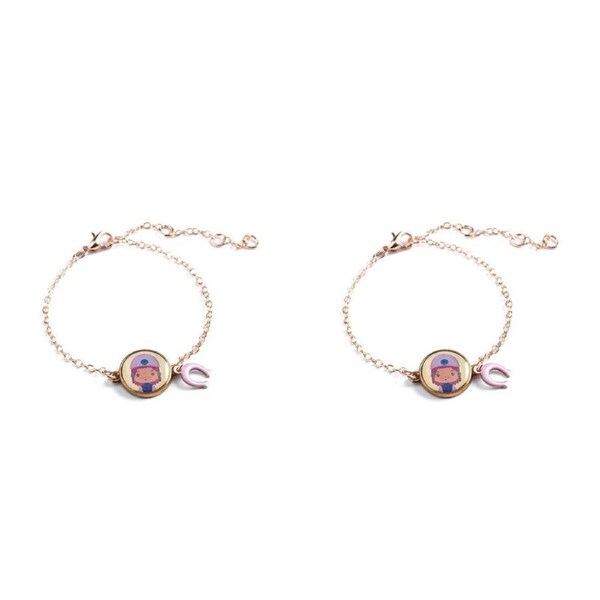 2x Djeco Joe Tinyly 13cm Bracelet Kids/Children Wrist Fashion Jewellery 4y+