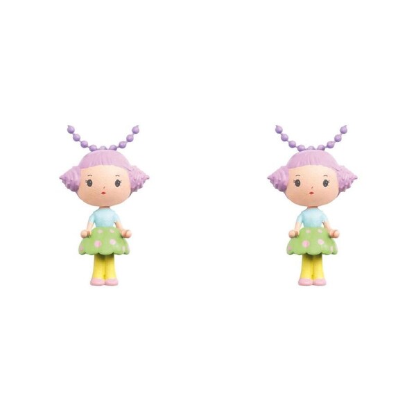2x Djeco Tutti Tinyly Necklace Kids/Children Plastic 13cm Fashion Jewellery 4y+