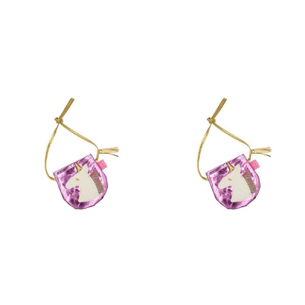 2x Great Pretenders Fancy Unicorn Petite Purse Handbag 12x12cm Kids/Girls 3y+