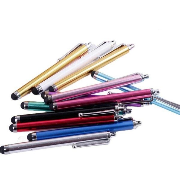 10 Pack Stylus Pens for Touch Screen Devices Compatible with iPhone iPad Samsung