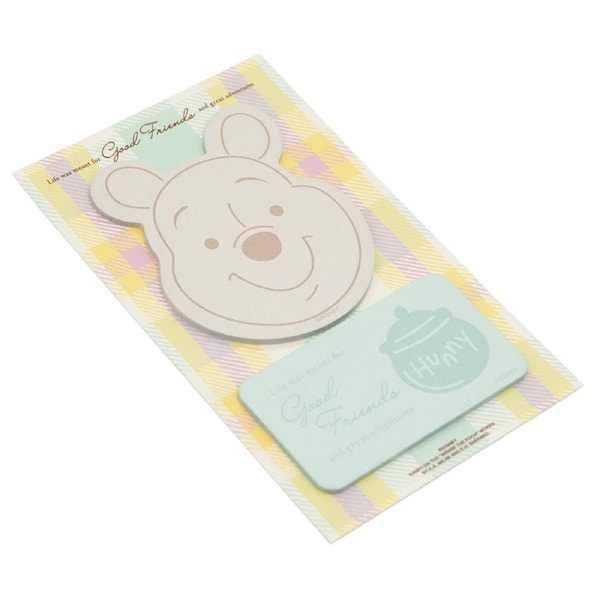 Disney - Winnie the Pooh Good Friends Tartan Sticky Notes
